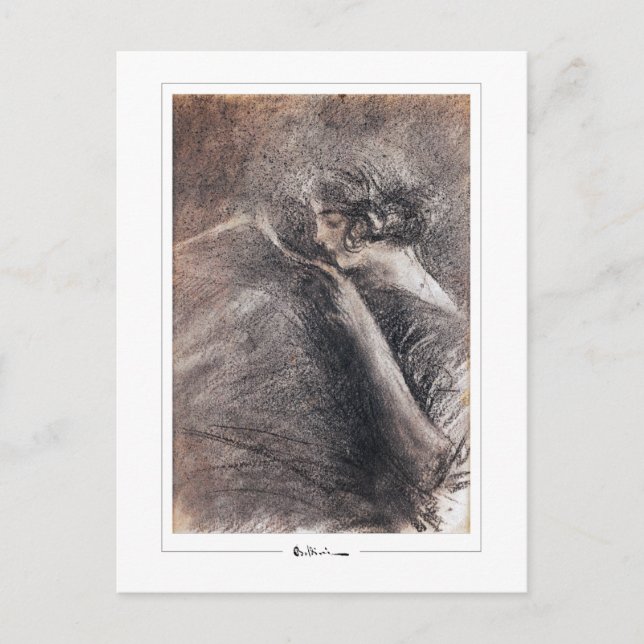 Giovanni Boldini #608 - Finkonstkort Vykort (Framsida)
