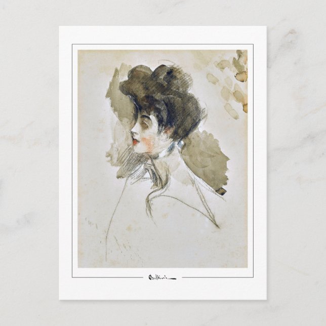 Giovanni Boldini #615 - Finkonstkort Vykort (Framsida)