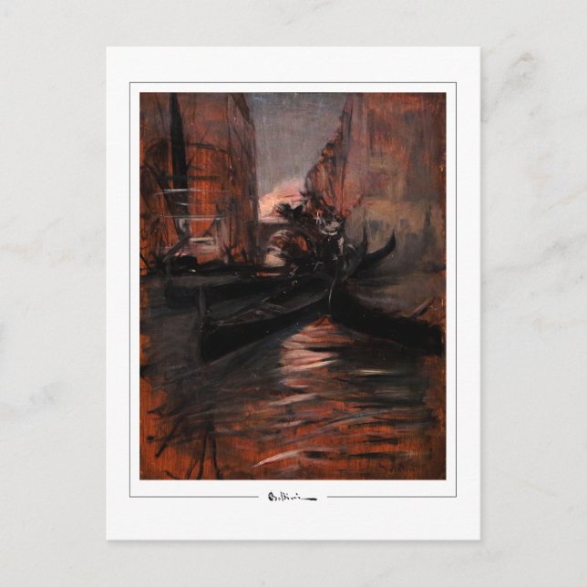 Giovanni Boldini #99 - Finkonstpostkort Vykort (Framsida)