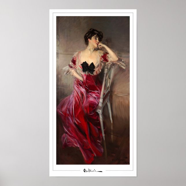 Giovanni Boldini Zedign konstaffisch #113 Poster (Framsidan)