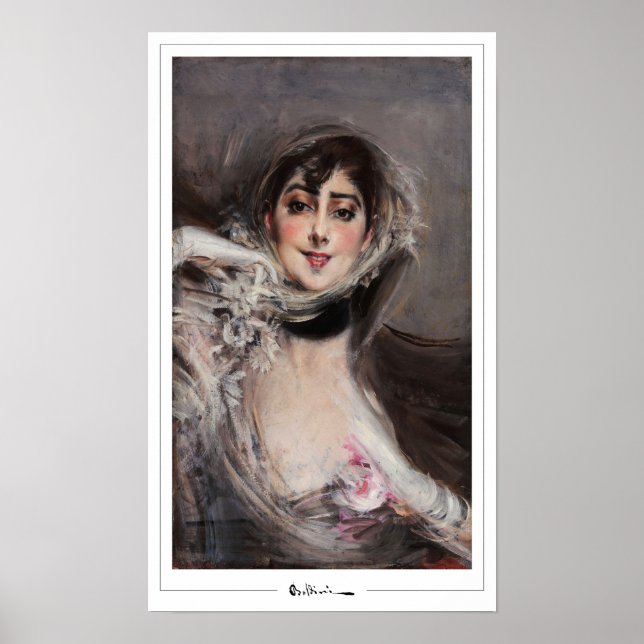 Giovanni Boldini Zedign konstaffisch #125 Poster (Framsidan)