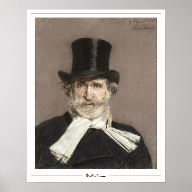 Giovanni Boldini Zedign konstaffisch #258 Poster (Framsidan)