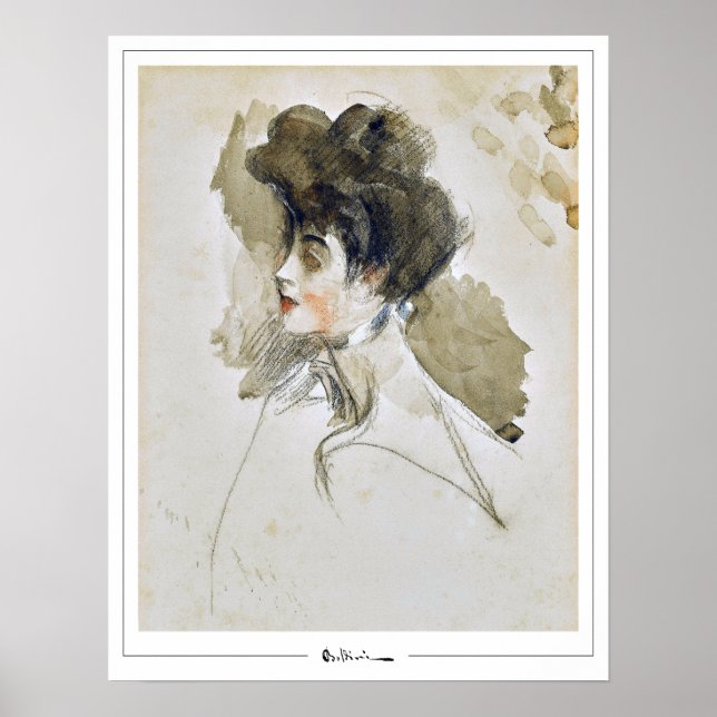 Giovanni Boldini Zedign konstaffisch #615 Poster (Framsidan)