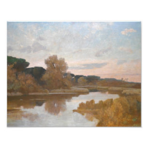 Giovanni Costa.- Castel Fusano Fototryck
