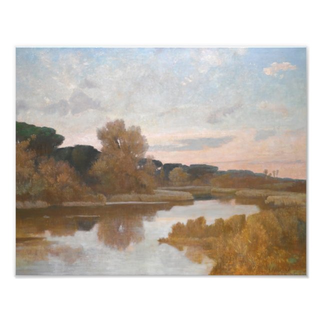Giovanni Costa.- Castel Fusano Fototryck (Framsidan)