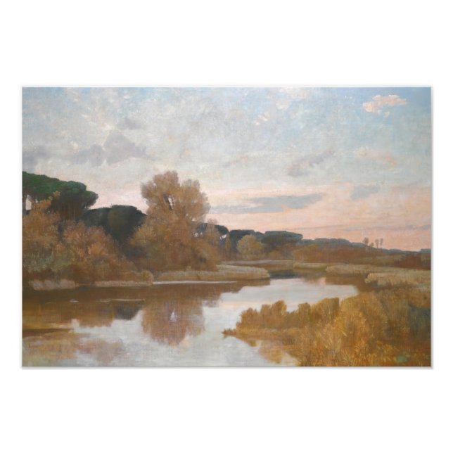 Giovanni Costa.- Castel Fusano Fototryck (Framsidan)