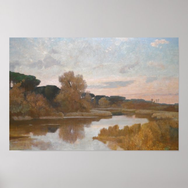 Giovanni Costa.- Castel Fusano Poster (Framsidan)