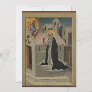 Giovanni di Paolo - Saint Catherine of Siena Excha Inbjudningar