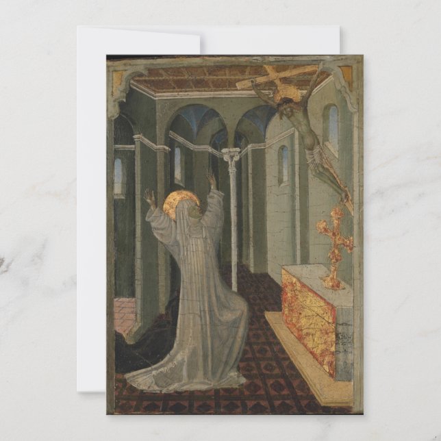 Giovanni di Paolo - Saint Catherine of Siena Recei Inbjudningar (Framsida)