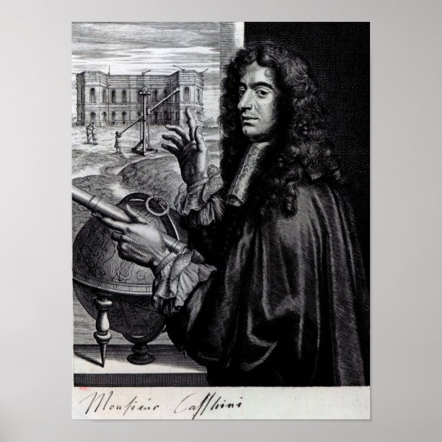 Giovanni Domenico Cassini Poster (Framsidan)