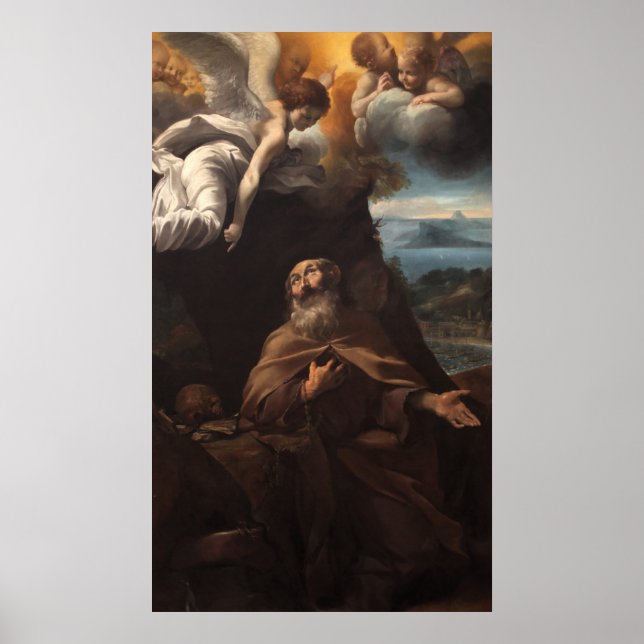 Giovanni Lanfranco - St Conrad Confalonieri - 1618 Poster (Framsidan)