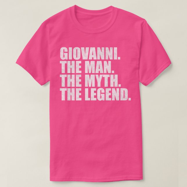 Giovanni Namn Giovanni namn T Shirt (Design framsida)