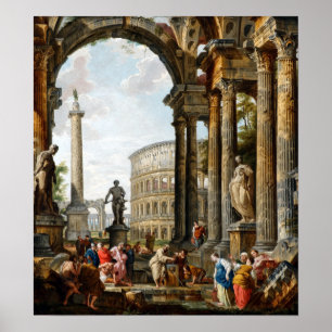 Giovanni Paolo Panini Filosopher Diogenes Poster