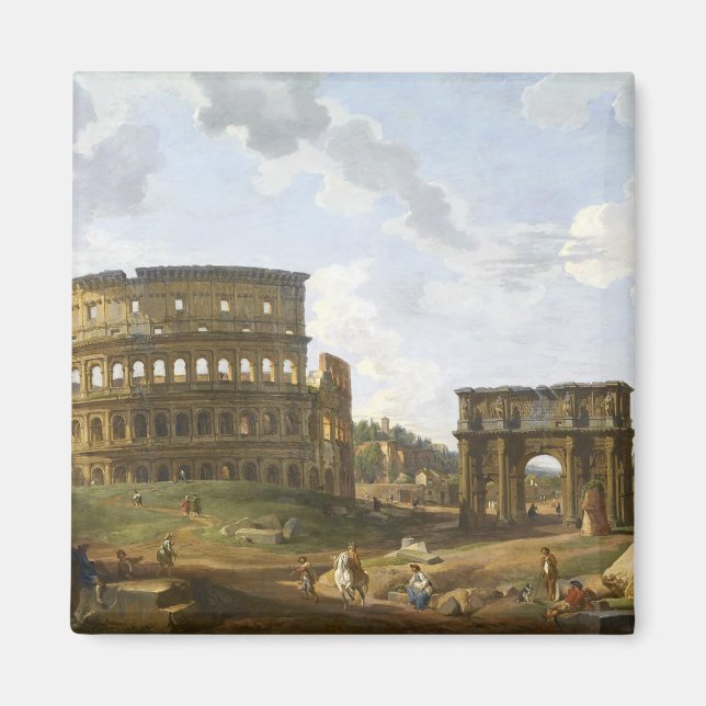 Giovanni Paolo Panini View of the Colosseum Magnet (Framsidan)