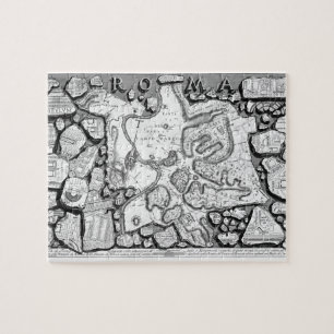 Giovanni Piranesi-Karta av forntida Rome&Forma Pussel