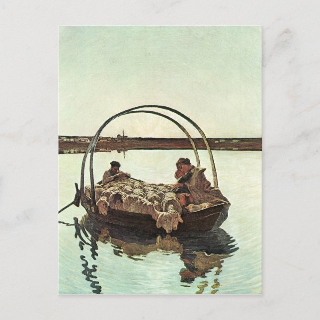 Giovanni Segantini - Ave Maria Vykort (Framsida)