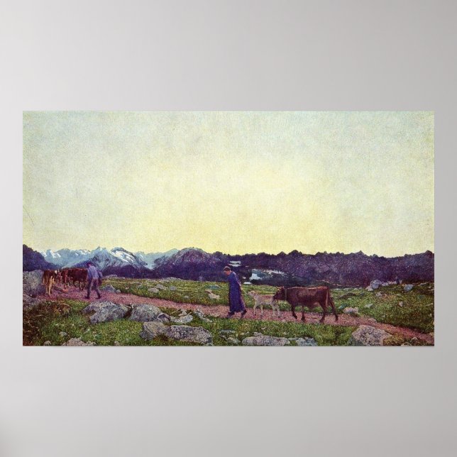 Giovanni Segantini - Natur Poster (Framsidan)