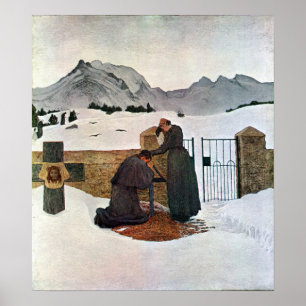 Giovanni Segantini - smärta av sorg Poster