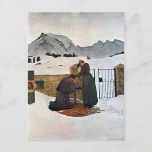 Giovanni Segantini - smärtan av sorg Vykort