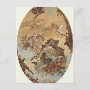 Giovanni Tiepolo:Transport vid Heligans hus Vykort