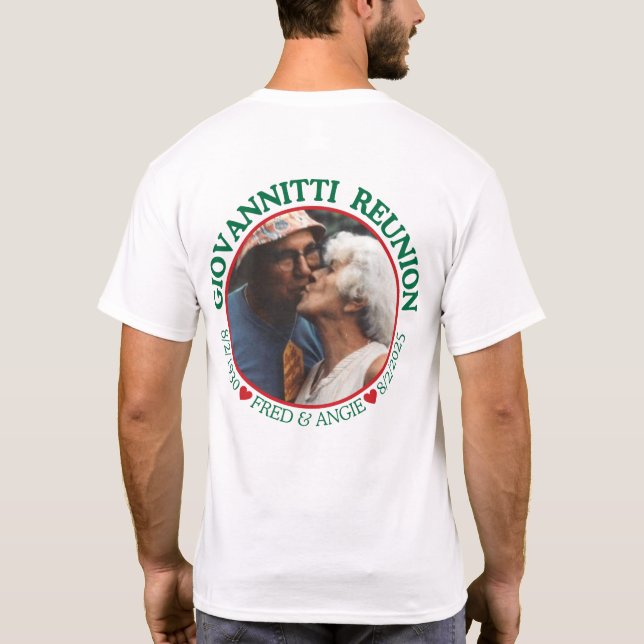 Giovannitti Family Reunion 2025 T Shirt (Baksida)