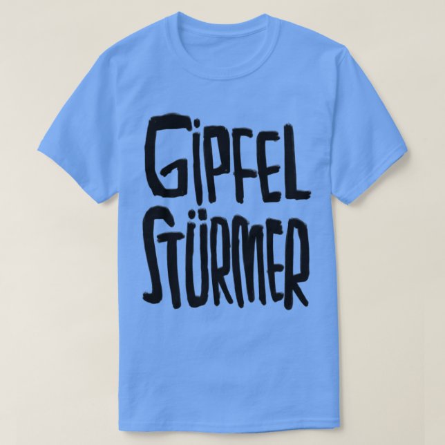 Gipfel Strmer Gipfelstrmer Bergsteiger Wandern T Shirt (Design framsida)