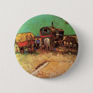 Gips med Caravans av Vincent van Gogh Knapp