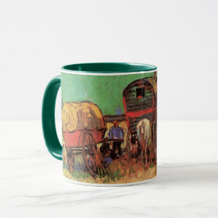 Gips med Caravans av Vincent van Gogh Mugg