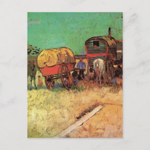 Gips med Caravans av Vincent van Gogh Vykort