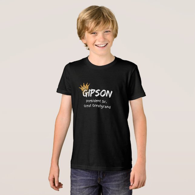 Gipson Pres Sr. Underbar Greatgrand (ung. T Shirt (Framsida Full)