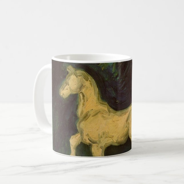 Gipsstatyett av en häst av Vincent van Gogh Kaffemugg (Framsida vänster)