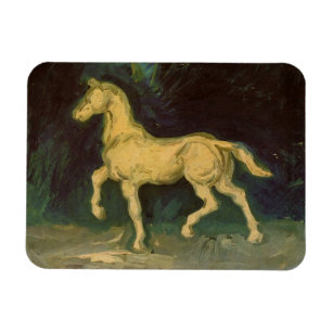 Gipsstatyett av en häst av Vincent van Gogh Magnet