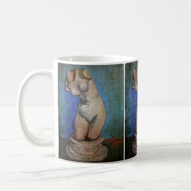 Gipsstatyett Kvinnlig torso av Vincent van Gogh Kaffemugg (Vänster)