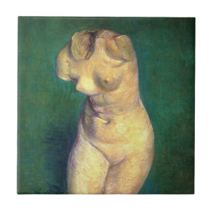 Gipsstatyett Kvinnlig torso av Vincent van Gogh Kakelplatta