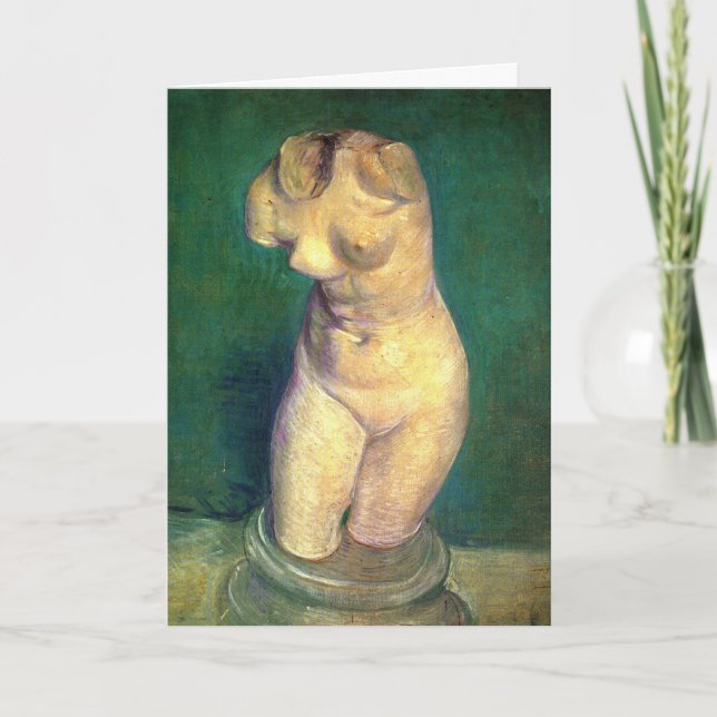 Gipsstatyett Kvinnlig torso av Vincent van Gogh Kort (Framsida)
