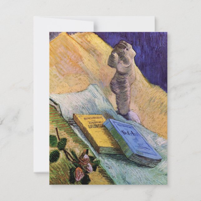 Gipsstatyett Ros och romaner Vincent van Gogh (Framsida)