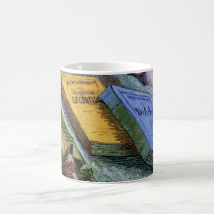 Gipsstatyett Ros och romaner Vincent van Gogh Kaffemugg