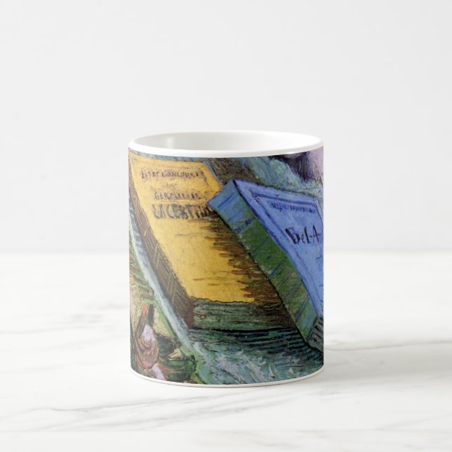 Gipsstatyett Ros och romaner Vincent van Gogh Kaffemugg (Center)