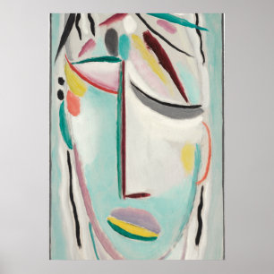 Gipsstycke "Saviors's Ansikte" Circa 1919/Poster Poster