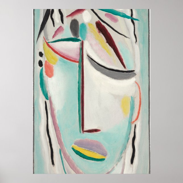 Gipsstycke "Saviors's Ansikte" Circa 1919/Poster Poster (Framsidan)