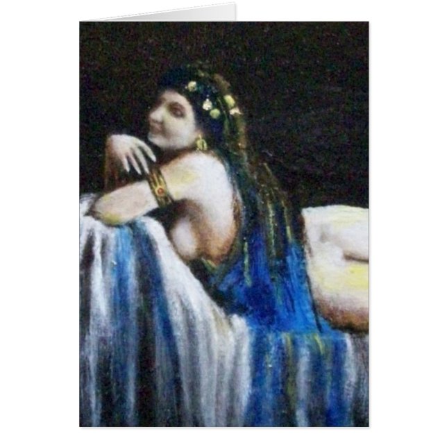 GIPSY BLUE HÄLSNINGSKORT (Framsidan)