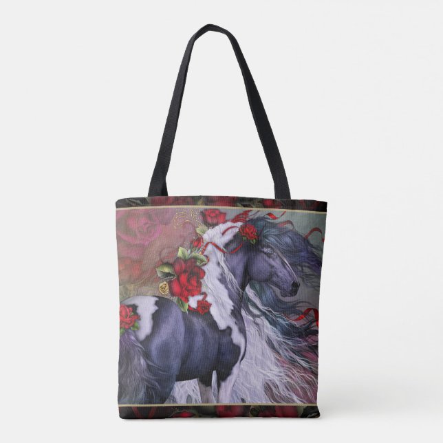 Gipsy Ro w/gräns Tote Bag Tygkasse (Baksida)