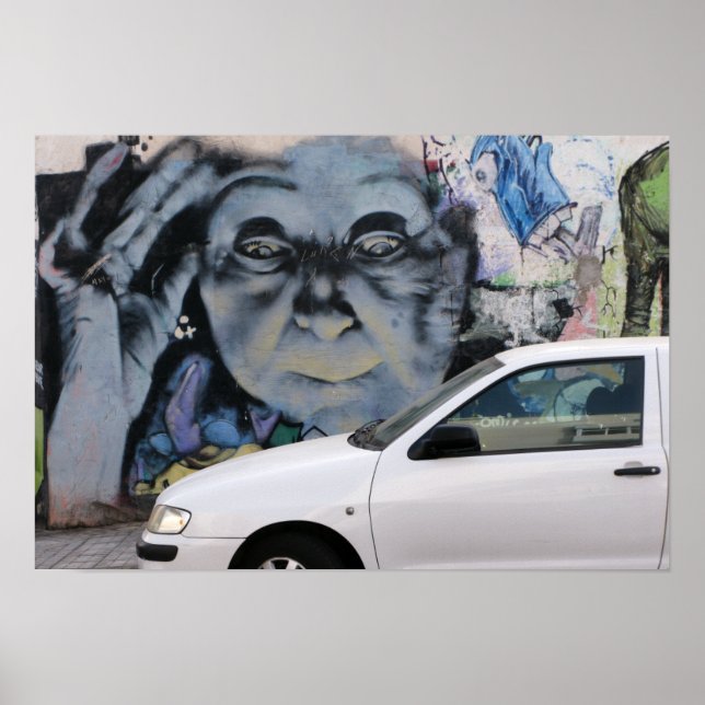 Gipsy Street Art of Las Palmas Fortune Teller Poster (Framsidan)