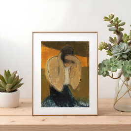 "Gipsy Woman", "Helene Schjerfbeck Art" Poster