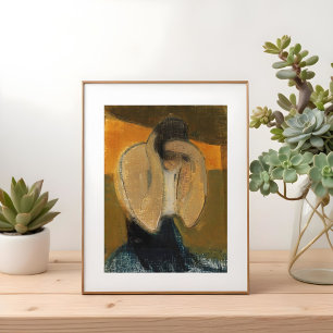"Gipsy Woman", "Helene Schjerfbeck Art" Poster