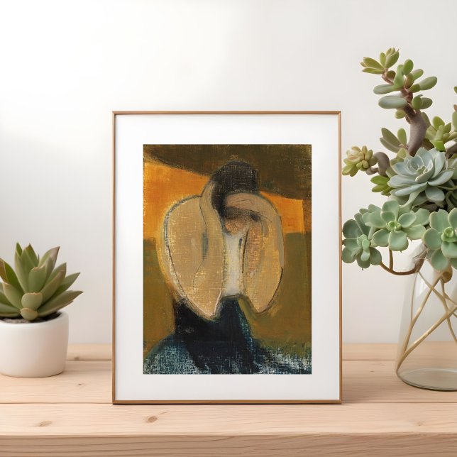 "Gipsy Woman", "Helene Schjerfbeck Art" Poster (Skapare uppladdad)
