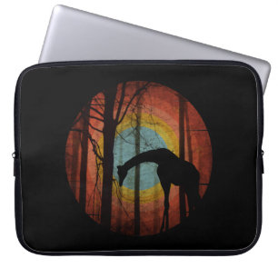 GIRAF I SKOGEN SKOG LAPTOP FODRAL