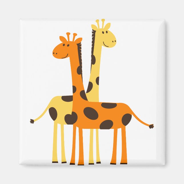 Giraff Afrika Safari Magnet (Framsidan)