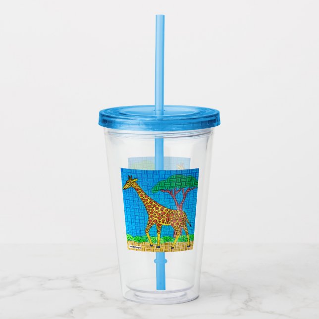 Giraff - Akryl Kopp Take Away Mugg (Framsida)