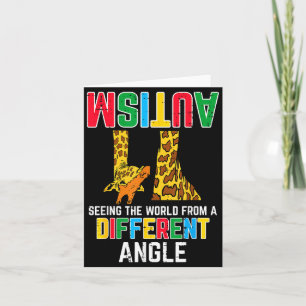 Giraff Autism Ser Världen Från Annorlunda Vinkel M Kort
